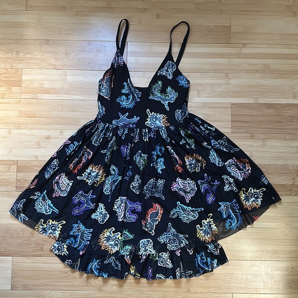 Blackmilk Pokémon Eeveelutions Dress Size XXS - Picture 1 of 4